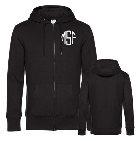 Hoodiejacke - KING Zipped Hood - black pure - Nr.246.42