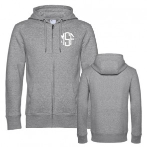 Hoodiejacke - KING Zipped Hood - heather grey - Nr.246.42